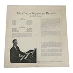 The Grotto Organs In Reverie Bob Beck Organist Vinyl LP Adon Oregon NM Sacred
