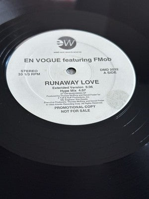 En Vogue Featuring F-Mob Runaway Love 12" Promo Vinyl Record Atlantic DMD 2032