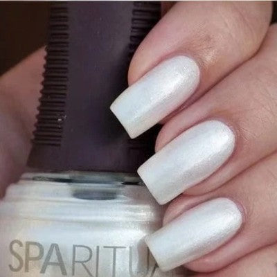 SpaRitual MARBLE Vegan Nail Polish Top Coat Lacquer Red 0.5 fl oz New