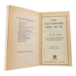The Patchwork Girl of Oz L. Frank Baum Book 7 Del Rey Fantasy Classic PB