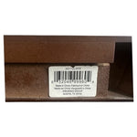 Burnes Dark Wood Wall Display Shelves Set of 2 Brown Candle Holders  Set of 2 VG