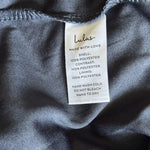 LULUS Dark Blue Lace Halter Sheath Midi Dress Sleeveless Size M NWT