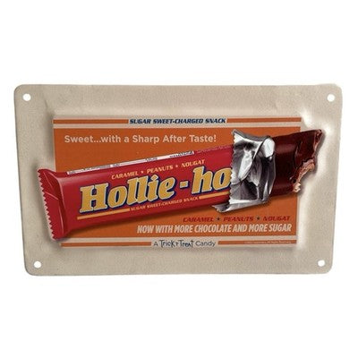 Hollie-Ho Trick 'r Treat 6x10 Metal Sign Halloween Decor NEW