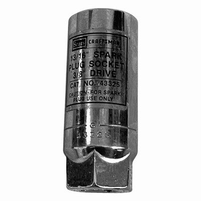 Sears Craftsman 13/16" Spark Plug Socket 3/8" Drive Cat 43325 G Series USA EXC
