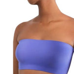 Free People Intimately Nina Bandeau Bralette Top Bra Iris Purple Size M EXC