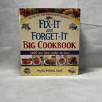 Fix It Forget It Big Cookbook 1400 Best Slow Cooker Recipes 699 Pages VG