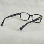 Coach Women's HC6065 Reading Glasses Eyeglasses Confetti Purple Frame 5288