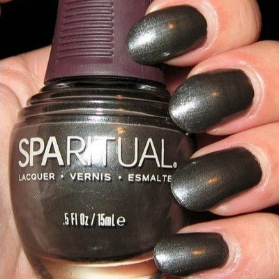 SpaRitual Nail Polish MOOD Grey Nail Lacquer Vegan Full Size 0.5 fl oz New