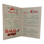 Rare Vintage 1968 Holiday Greetings At Your Service Recipe Booklet 17 Pages VG