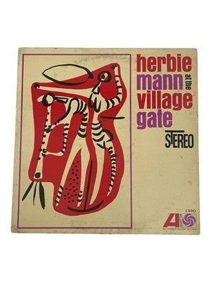Herbie Mann At The Village Gate Vinyl LP Atlantic Records Jazz Flute G F