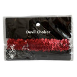 Spirit Halloween Red Devil Choker Necklace Costume Accessory NIP