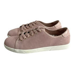 Vionic Sunny Brinley Blush Pink Suede Lace-Up Comfort Shoes Women Size 11 EXC