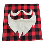 4-Pack 18"x18" Christmas Pillow Covers Buffalo Plaid Holiday Patterns Red Beige