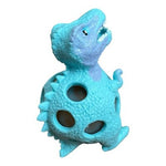 Pair of 3" Squeeze Ball Mesh Dinosaur Toys Anti Stress Dinosaurs