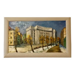 Leonid Romanenko Framed Painting Kyiv Desyatynna St Mykhailivska Sq 2010 Signed
