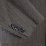 JOSEPH ABBOUD Nordstrom Wool Plaid Blazer Mens Suit Jacket Grey Brown 44 Regular