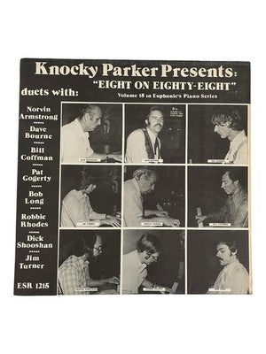 Knocky Parker Eight on Eighty-Eight Vol 15 Euphonic Piano Duets LP VG+/VG Rare