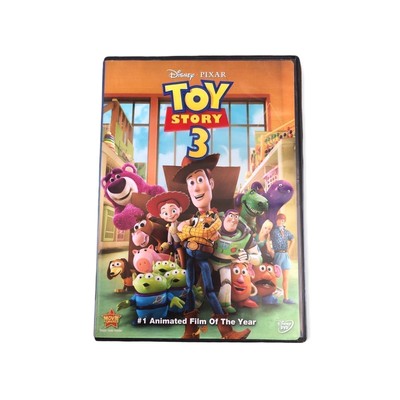 Disney Pixar Toy Story 3 DVD Animated Family Movie Children's Film Adventure