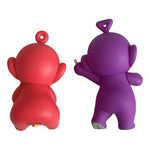 Teletubbies Tinky Winky & Po POP MART Mini Figure Set of 2 Collectible 2.5-3" VG