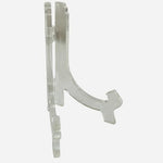 Set 5 Clear Acrylic Plate Stand Easel Picture Frame Holder Folding Display Stand