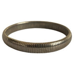 Omega Gold Tone Stretch Bracelet Vintage Unisex Bangle One Size Fits Any