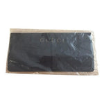 Authentic GUCCI Brown Cotton Drawstring Dust Bag Gold Logo 10.5x8.5" VG