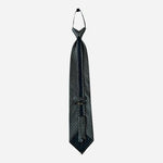 Bocara Silk Geometric Square Pattern Handmade Zipped Necktie 3.75" Mens New