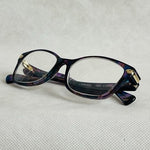 Coach Women's HC6065 Reading Glasses Eyeglasses Confetti Purple Frame 5288