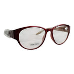 JM Burgundy Cat Eye Reading Glasses +3.50 Power Bifocal Readers Women New
