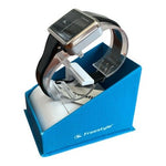 FREESTYLE The Tetra Black Rubber Band Rectangular Digital Unisex Wristwatch NIB