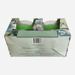 Tropical Scents Floral Bouquet Scented Candles Set of 2 Green Votives NIB