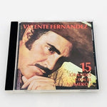 Rare CD Vicente Fernandez - 15 Grandes Con El Número 1