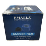 Emalla Barrier Film 1200 Sheets Blue 4x6 Perforated Tattoo Dental NIB
