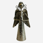Handmade Polished Metal Angel Bell Danish Style Nativity Christmas Decor