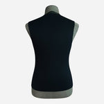 Men's Black Quantum Stretch Neoprene Wetsuit Vest XXL Sleeveless Good Plus