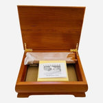New Commemorative Box Cherry Wood Jewelry Box Memorabilia Storage Box Mini Chest