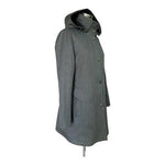 Kristen Blake Women’s Hooded Jacket Parka Raincoat Grey Size M Excellent
