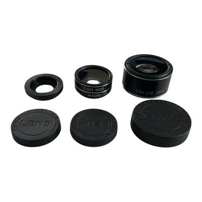 0.63X Wide Angle 15X Macro Fisheye Cell Phone Lens Kit Universal Clip EXC