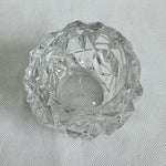 Tiffany & Co Rock Cut Crystal Votive Tea Light Candle Holder 3.25x3 Excellent