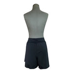 D&Co Beach Womens Black Activewear Shorts Built-In Panties Casual Stretch Sz 16