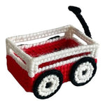 Vintage Handmade Crochet Truck Toy Vehicle Christmas Ornament VG