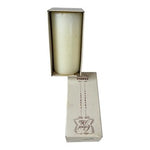 Vintage Colonial Candle Co of Cape Cod White Pillar Candle NIB Hyannis Mass