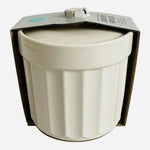 Martha Stewart Broadbrook Stoneware Canister with Lid 1.3 Qt Cream 5.9x6.3" NWT