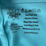 Sonic Slimmers Kathleen Kirkwood Aqua Blue Minimizing Tank Shorts Set L NWT