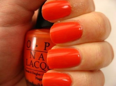 OPI Y'ALL COME BACK YA HEAR? Orange Nail Lacquer Nail Polish Top New