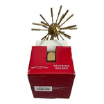 Wondershop Gold Metal Starburst Marble Base Christmas Stocking Holder NWT