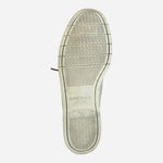 Sperry Top-Sider Women Boat Shoes Size 9M Silver Leather Lace Up Flats Excellent