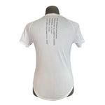 Fitness Wolf ASRV Laser-Vent Performance T-Shirt White Grey Print Men’s Size S