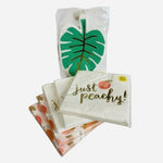 Spritz Target Napkin Bundle Lot 6 Sets Just Peachy Palm Leaf NIP