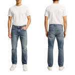 Arizona Jean Co Flex Slim Straight Medium Wash Blue Denim Jeans Sz 32x30 34W VG